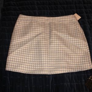 Forever 21 blue and white mini skirt NWT